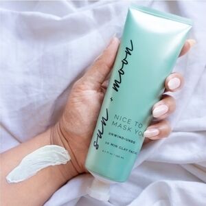New! Sun + Moon Nice to Mask You Unwind + Undo 10 Min Clay Facial with Kaolin/Ro